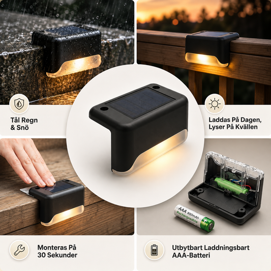 Olle - Solcellsdriven Utomhuslampa