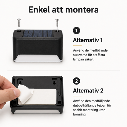 Olle - Solcellsdriven Utomhuslampa